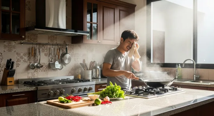 ครัวติดฟิล์มกรองแสง อากาศถ่ายเทดี ทำอาหารฟิน ไม่ต้องกลัวร้อน